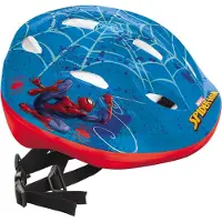 MONDO Spiderman Kinderhelm verstellbar 52-56cm Fahrradhelm blau