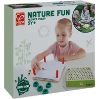 Hape Kreativset "Kunst-Set Blumenpresse", grün (bunt), Kreativsets, Kinder, Kreativset