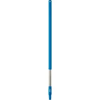 Vikan Hygiene 2983-3 steel 100cm, blauw ergonomisch, roestvrijstaal, ø31mm