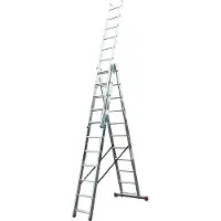 KRAUSE-Werk Corda Aluminium-Vielzweckleiter 3x11 Sprossen