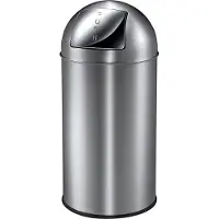 EKO - Pushcan 40 Liter - Stainless steel - Matt Edelstahl