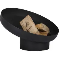 Esschert Design FF402, Tragbare Feuerstelle, offen, Brennholz, Schwarz, Draußen, Rund
