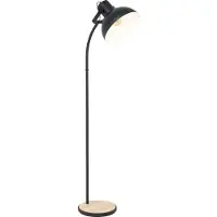 Eglo Stehlampe "LUBENHAM", braun (schwarz, braun), 1, H: 160cm, Leuchten, Stehlampe
