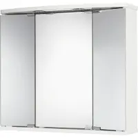 Jokey Spiegelschrank "Funa LED", weiß, B:68cm H:60cm T:22cm, MDF, Schränke, Spiegelschrank, 68 x 60 x 22 cm