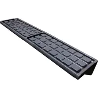 Palram Gewächshaus Regaleinsatz Twin Grau 126x30x3 cm