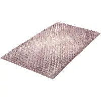 Kleine wolke "Cory, Badvorleger, Badezimmer Teppich" Höhe 24 mm rutschhemmend beschichtet fußbodenheizungsgeeignet Badteppich, modischer Farbverlauf, Hoch-Tief Effekt, waschbar