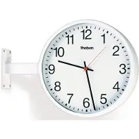 Theben 5009250 KNX Nebenuhr, doppelseitige Wanduhr OSIRIA 242 AR KNX