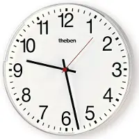 Theben 5009230 KNX Nebenuhr, einseitige Wanduhr, Durchm. 40 cm, arab. Zahlen OSIRIA 240 AR KNX