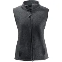 Mufflon - Women's Vita - Merinoweste Gr S grau/schwarz