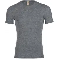 Engel - Herren-Shirt S/S - Alltagsunterwäsche Gr 50/52 grau