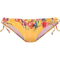 Sunseeker Bikini-Hose "Modern", Damen, Gr. 36, N-Gr, gelb (gelb, bedruckt), Polyamid, bedruckt, geblümt, Badehosen Bikini-Hose, seitlich zu binden, Topseller