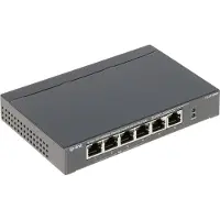 TP-LINK 6-Port 10/100Mbit/s-Desktop-Switch mit 4-Port PoE+, Unmanaged, Fast Ethernet (10/100), Vollduplex, Power over Ethernet (PoE)