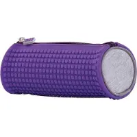 Cass film beutel mit Silikonplatte und Pixeln 20 cm lila