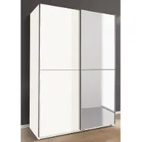 Wimex Schwebetürenschrank "Queen", weiß, B:135cm H:198cm T:65cm, Schränke, Schwebetürenschrank