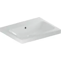 Geberit Aufsatzwaschtisch iCon 60x48cm, o HL, m Ü, f Arb.Pl., w K-Tect