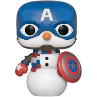 Funko POP! Marvel: Holiday - Captain America Cap Snowman 532 - Pop! - Vinyl Figur