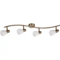 Rabalux Moderner Spot Soma 4-armig bronze|weiß