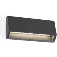 Faro 70658, Wandbeleuchtung für den Außenbereich, Dunkles Grau, Acrylnitril-Butadien-Styrol (ABS), IP65, II, 3 W