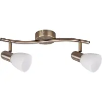Rabalux Moderner Spot Soma 2-armig bronze|weiß