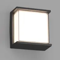 Faro 71274, Wandbeleuchtung für den Außenbereich, Dunkles Grau, Aluminium, IP65, I, 10 W