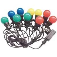V-TAC VT-71020 0,5W Birne LED RGB String Licht anschließbar PIN 10M mit Glühbirne Eu Stecker - sku 7438