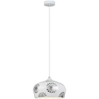 Rabalux 6049 Pendelleuchten Ginger E14 1x MAX 40 Metall Keramik silber
