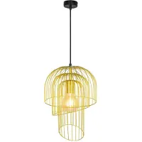 Rabalux 6228 Pendelleuchte 1 Spot Rowena, E27, gold, rund, Modern, ø280mm