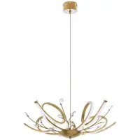 Rabalux Romilli LED Pendelleuchte 30W warmweiß 2250 Lumen Ø 620 mm H 1200 mm