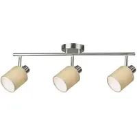 Rabalux 5011 Deckenstrahler 3 Spots Natina, E14, braun, Modern