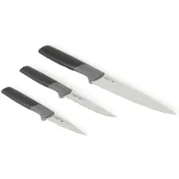 Joseph Joseph Elevate - 3-teiliges Messer-Set - Edelstahl