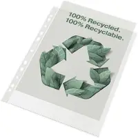 Esselte Reinforced Recycle Pp A4 Maxi 70 Microns Kunststoffabdeckung 100 Einheiten