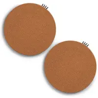 Zeller Pinnwand PRESENT "Pinboard, rund, Kork, 2-tlg.", beige (natur), B:30cm H:1cm T:30cm Ø:30cm, Kork, Tafeln, Pinnwand