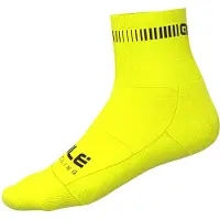ALÉ - Logo Q-Skin Socks - Radsocken Gr 36-39 - S gelb