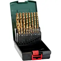 Metabo HSS-TiN-Bohrerkassette - 19 teiliges Set - 627173000