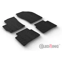 GledRing Fußmatten Set Gummi für TOYOTA Corolla XII Kombi (E210) Vorne+Hinten