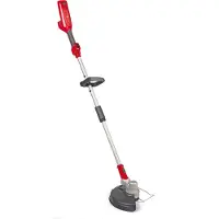 WOLF-Garten 41AS4TES650, Rasentrimmer, 30 cm, Klinge & Nylonschnur, D-Schlaufengriff, Aluminium, Schwarz, Rot, Akku