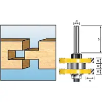 Makita Fräser Verbinden 12mm - D-12027