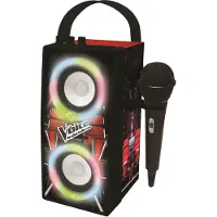 Lexibook The Voice Bluetooth-Lautsprecher mit Mikrofon & Licht