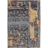 Arte Espina Teppich "Blaze 500", bunt (multi, blau), B:195cm H:8mm L:290cm, Polyester, Teppiche, Teppich, spannendes Design,stilvolle Farbgebung,pflegeleicht & widerstandsfähig