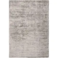 Padiro Teppich "Bridget 125", silber (silberfarben), B:200cm H:10mm L:290cm, Viskose, Teppiche, Teppich, Kurzflor, Hoch-Tief-Struktur mit Vintage Look