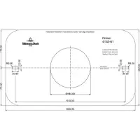 Villeroy & Boch 414361R1 Aufsatzwaschbecken Finion 600x350mm
