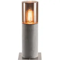 SLV Terrasse Lampe Lisenne Stone 40cm steingrau