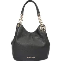 Michael Kors LILLIE Large Hobo Bag aus schwarzem Leder, geräumig und elegant