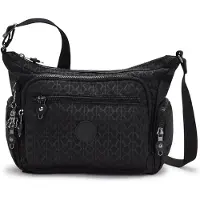 Kipling Umhängetasche Gabbie S, klein, leicht, mehrere Fächer, schwarz