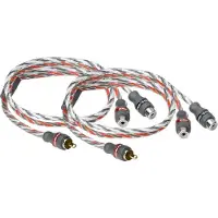 MTX Audio RCA Y-Kabel StreetWires ZNXY1M 1 Stecker 2 Buchse 50 cm 100 % Kupfer ZeroNoise