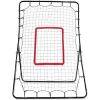 SKLZ Pitchback Trainingsgerät für Wurf- und Feldübungen, robuster Stahlrahmen, 84 cm breit, 142 cm hoch