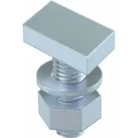 Obo Bettermann OBO 1148056 Hammerkopfschraube für Profilschienen Mittel M6x30mm Stahl Zinklamelle ACMHB M6x30 ZL - 50 Stück