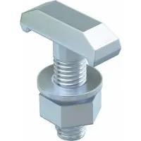 Obo Bettermann OBO 1148122 Hakenkopfschraube für Profilschiene MS4022 M10x60mm Stahl Zinklamelle MS40HB M10x60 ZL - 25 Stück