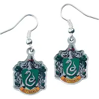 The Carat Shop Harry Potter Slytherin Crest Ohrringe
