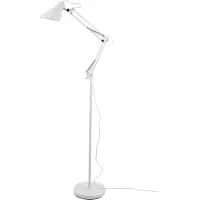 Leitmotiv Stehleuchte Fit - Eisen Weiß - 52x28x165cm